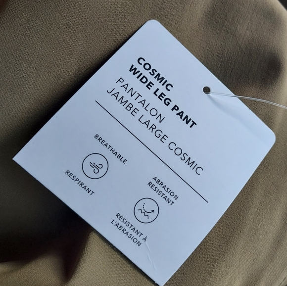 Athleta Cosmic Wide Leg Pant Size 6 Olive Track Travel Outdoors NEW NWT - Picture 10 of 13